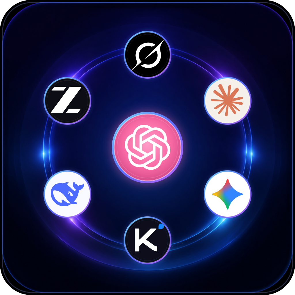 GPT-5.6 + Claude Opus 5 + Gemini 3.1 Pro + Grok 4.6 + DeepSeek V4 + Qwen 3.8 Max + Kimi K3 Max + Image AI – Private Account